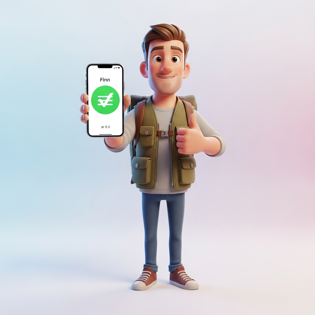 Finn, your China payment guide mascot, showing how to use mobile payments